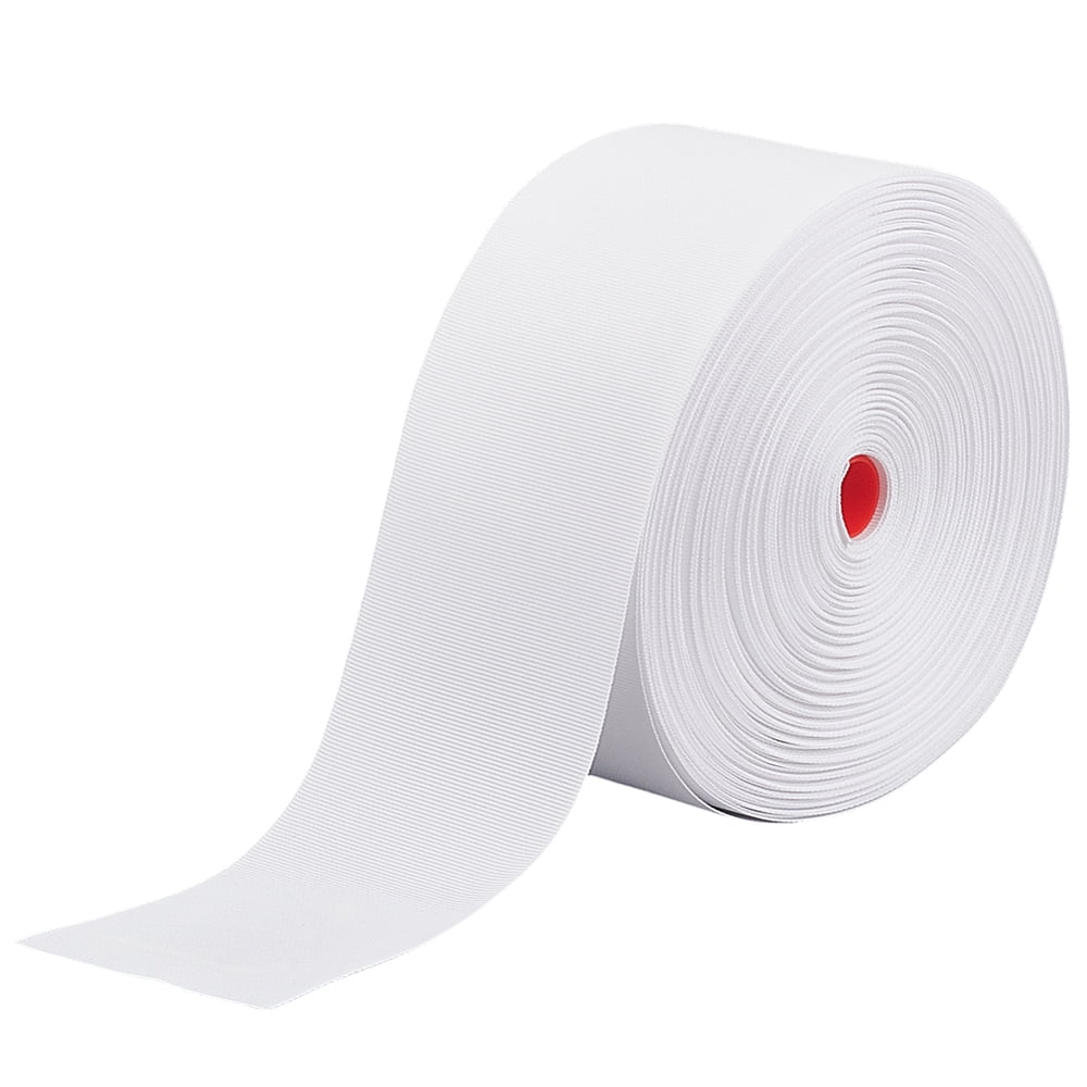 25M Polyester Curtain Tape Curtain Fabric White 10cm 25m/roll