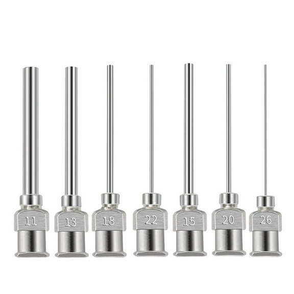 25Mm Dispensing Machine Needle Stainless Steel Dispensing Needle Industrial Glue Injection Needle For High Temperature Hand Tool 26G Fangkenuo