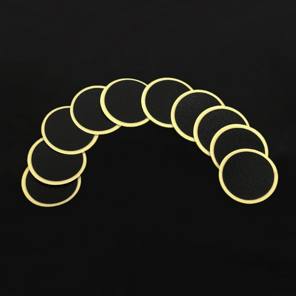 25Mm Inner Tube Patches Rubber Bike Repair Tool Tire Repair Pad Bike Replacement Tools Glueless Chip Patches Repair Kit Fangkenuo