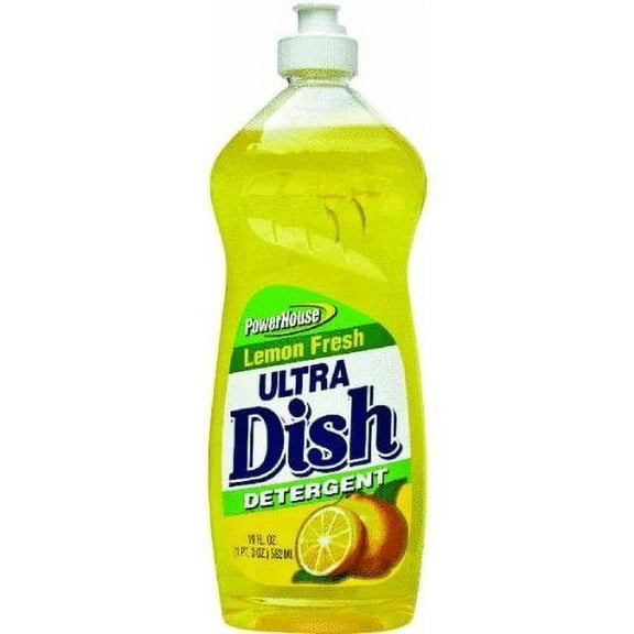 SCA Personal Care Ultra Dish Detergent Lemon Fresh - Liquid, Citrus Scent - 25 Oz Residential Use, Standard Application