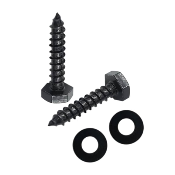 25PCS 1/4" x 1-1/4" Hex Head Lag Screws, Stainless Steel Bolts, Heavy Duty Washers Included