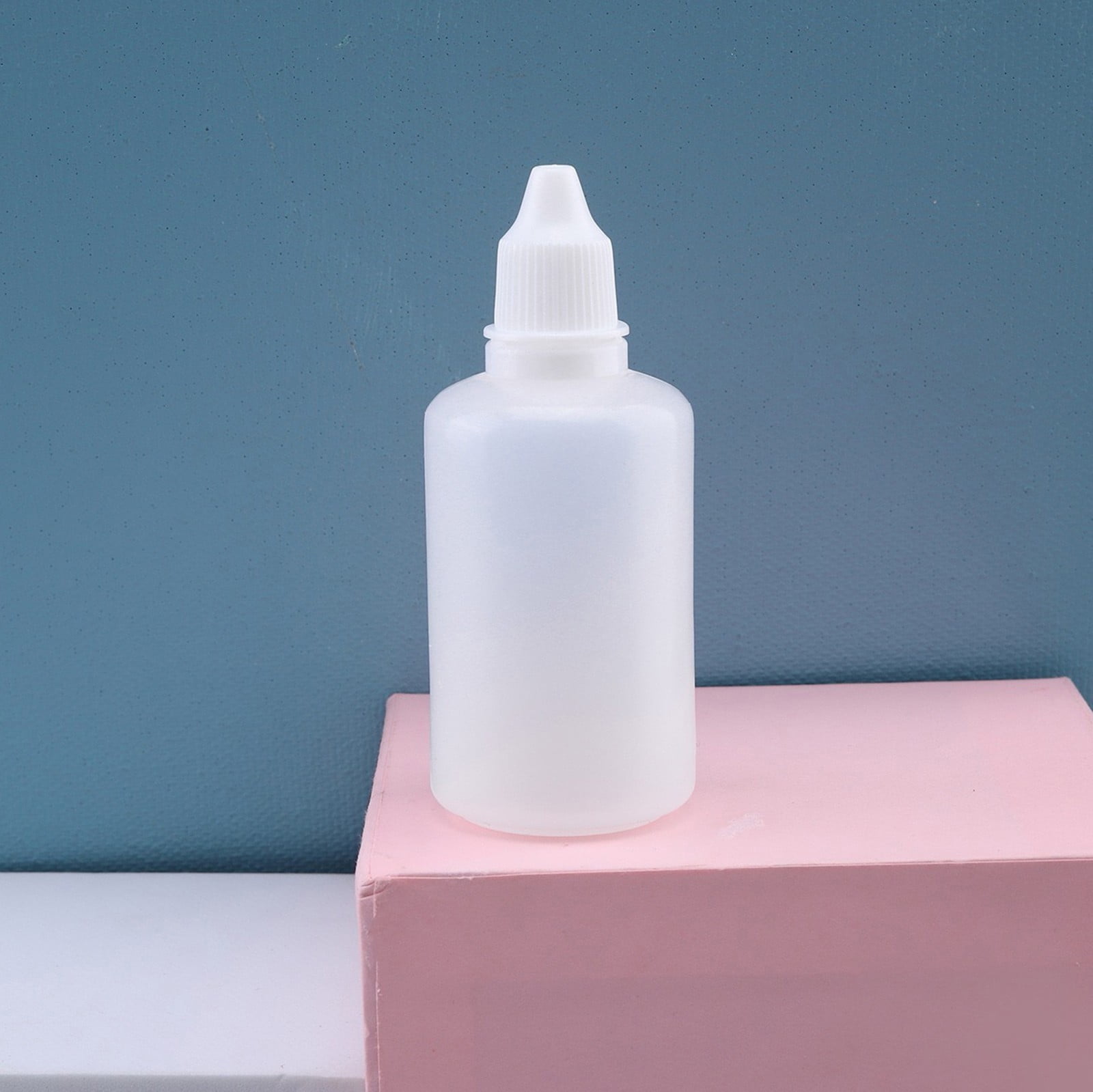 25PCS 50ml Empty Squeezable Dropper Bottles Eye Liquid Dropper