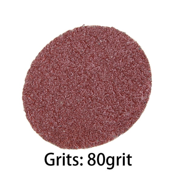 25PCS Aluminum Oxide Sand Grinding Disc Roller Lock Sand Grinding Disc Sandpaper 24 36 60 80 120 180 240 320 Grit