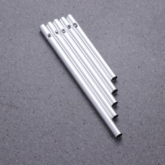 25PCS Aluminum Wind Chime Tube Wind Bell Empty Tubes Wind Chime Making Accessories for Outdoor Hanging 6mm