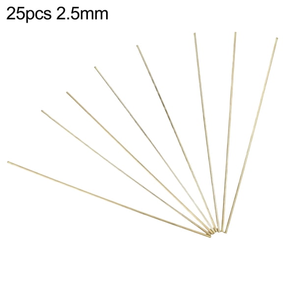 25PCS Brass Brazing Rods 250mm for Oxyacetylene Torch Work Suitable for Carbon Steel Alloy Steel and Copper Alloy Repairs
