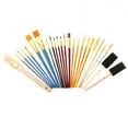 25PCS Paint Brush Set Starter Kit Artist Professional Painting Kits for