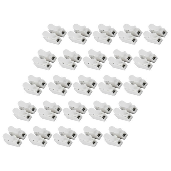 25PCS Quick Connectors Cable Clamps LED Strip Light Wire Connecting Terminal Blocks