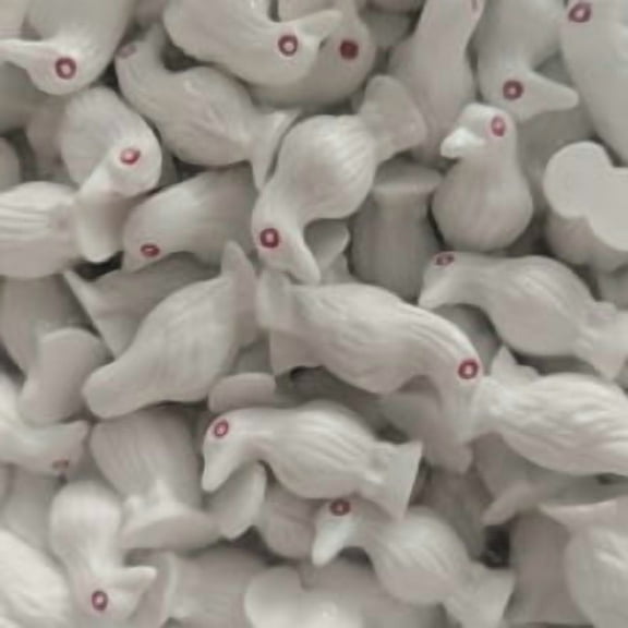 25PCS Realistic Miniature Decor Resin Crows Bulk Black Raven Figurine Halloween