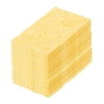 thumbnail image 1 of 25PCS Soldering Sponge 5 x 3.5cm Rectangle Deep Yellow 6mm Water Absorption Thickness Cleaning Pads Welding Tip, 1 of 7