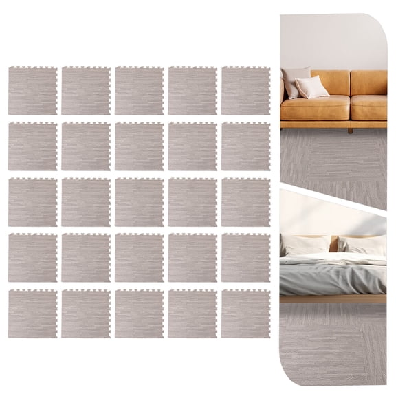 25PCS Thick Printed Foam Tiles Patchwork Foam Mat Thick Printed Foam Tiles