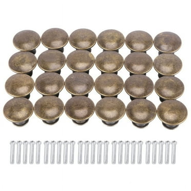 25PCS Vintage Door Drawer Knobs 30mm Antique Kitchen Cabinet Cupboard Handles, for Dresser and Cabinet, Old