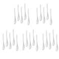 thumbnail image 1 of 25PCS White Porcelain Egg Spoons Ceramic Spoons Coffee Spoon Dessert Spoon Dip Serving Spoon, 1 of 8
