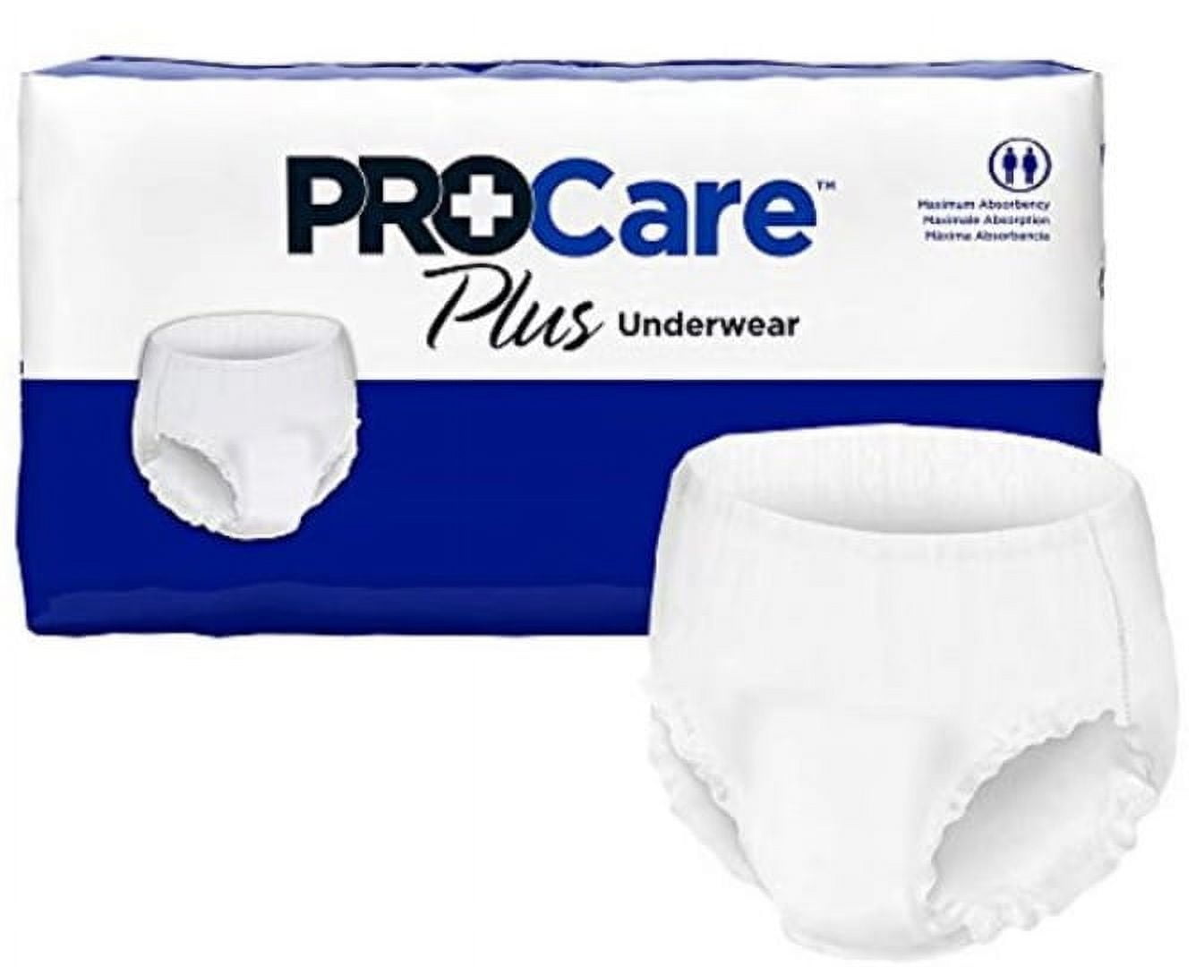 25Pack - CRP-513 - ProCare Plus Maximum Absorbent Underwear, Large 