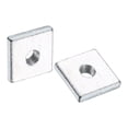 thumbnail image 1 of 25Pack M3x10mmx2mm Square Nuts, Carbon Steel Zinc Plated Coarse Thread Nuts, 1 of 6