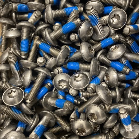 25Pack M8-1.25 X 25 Stainless Steel Metric Torx Pan Head Machine Screws