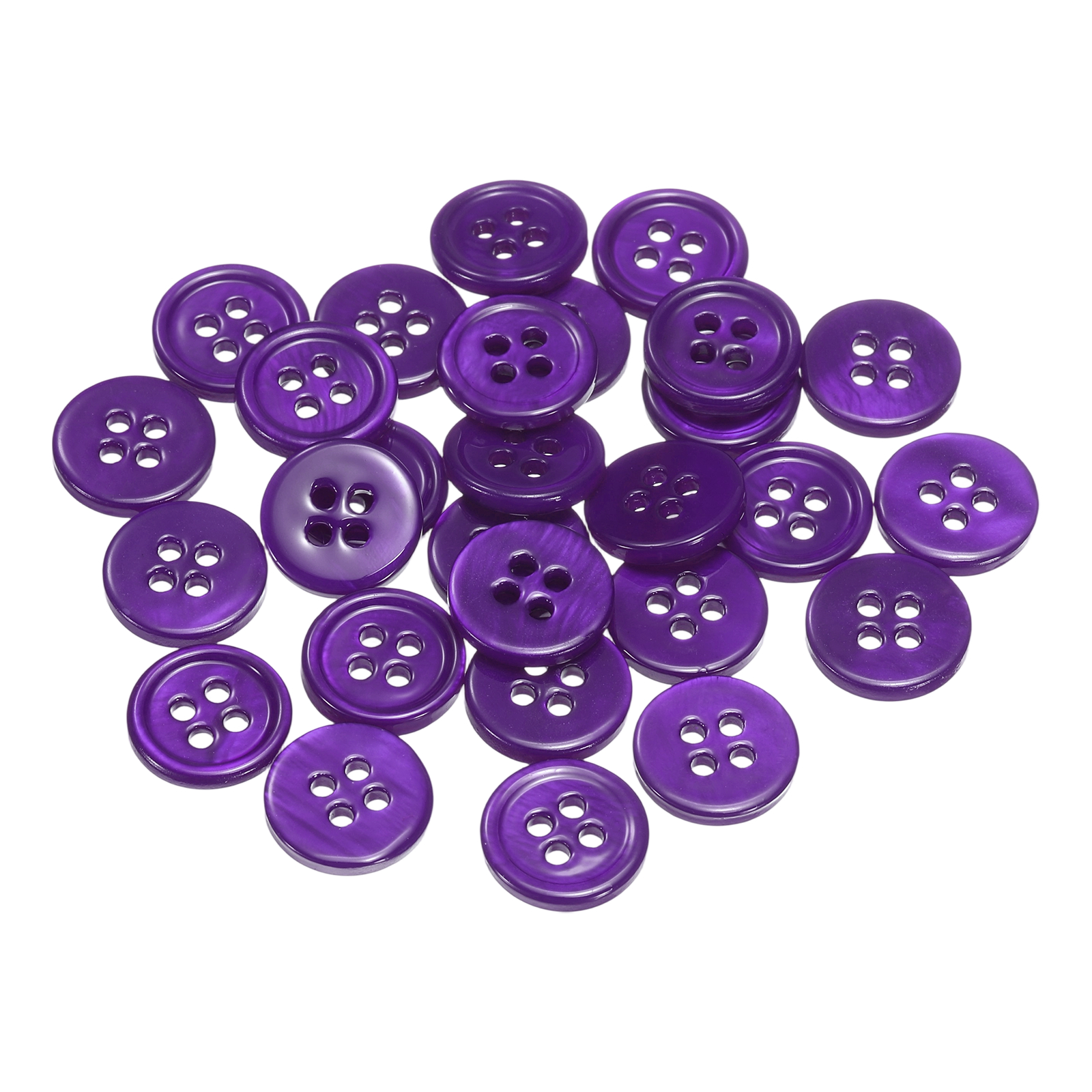 25Pack Shell Buttons, 11.5mm Mother of Pearl Sewing Buttons