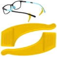 thumbnail image 1 of 25Pairs Yellow Eyewear Retainers, Dienrx Thin Soft Silicone Glasses Ear Grips, Eye Glasses Ear Grippers For Sports Glasses Sunglasses Reading Glasses Retainers, 1 of 5