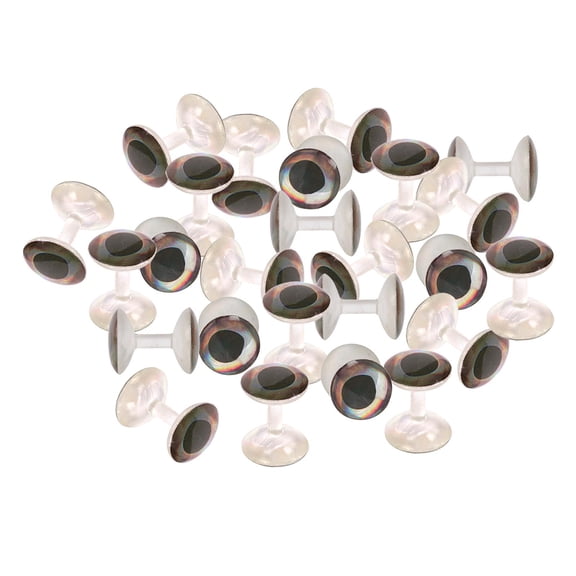 25Pc Fly Tying Beads Brass Dumbbell with Eyes Fly Tying /8/10mm Fly