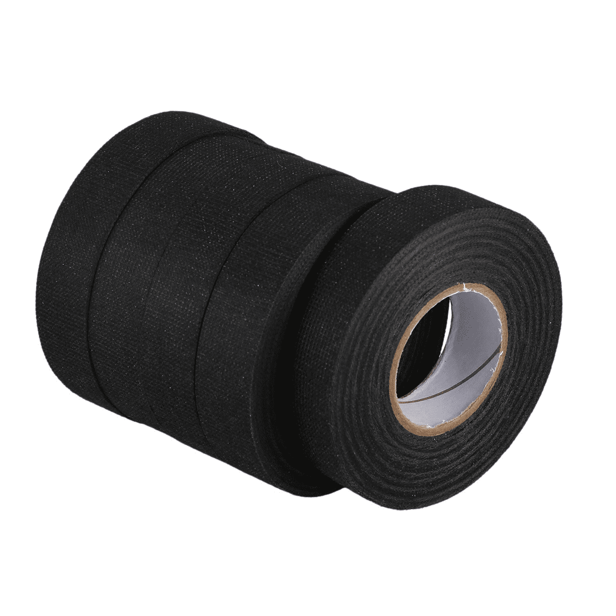 25Pc Heat- Wiring Harness Tape Looms Wiring Harness Cloth Fabric Tape Adhesive Cable Protection 19mm X 15M