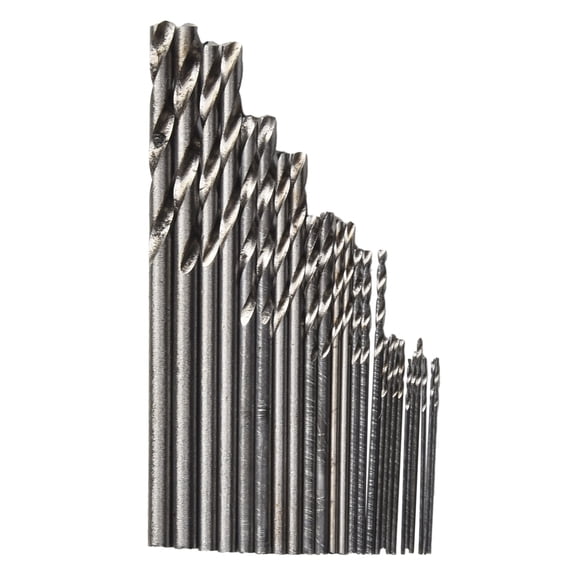 25Pcs 0.5-3.0mm HSS Mini Straight Shank Drilling Bits For Electrical Tool