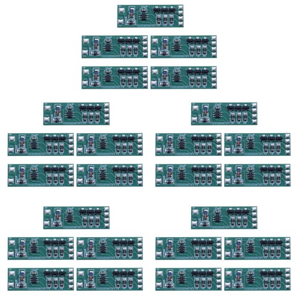 25Pcs 3-12V Flashing LED Light Module Red Blue Pair Flashing Suitable for Car Bicycle Electric Vehicle Safety Light