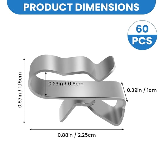 25Pcs 5mm(3/16") Two Hole Pipe Strap, Rigid U Brackets Conduit Clamp Heavy Duty Carbon Steel Pipe Strap Clip with Self-Tapping Screws for Fixing Tube Cable Wire Cord, Black