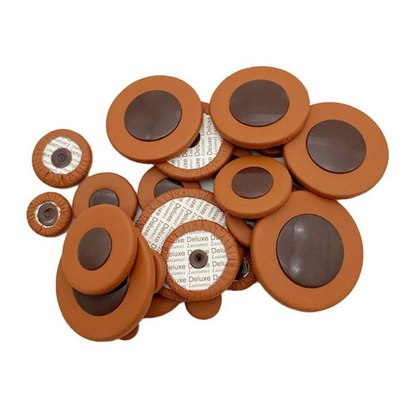 25Pcs Altos Saxophone Leather Pads Multiple Size Sax Leather Pads Replacements Part for Saxophone Performances Accessory