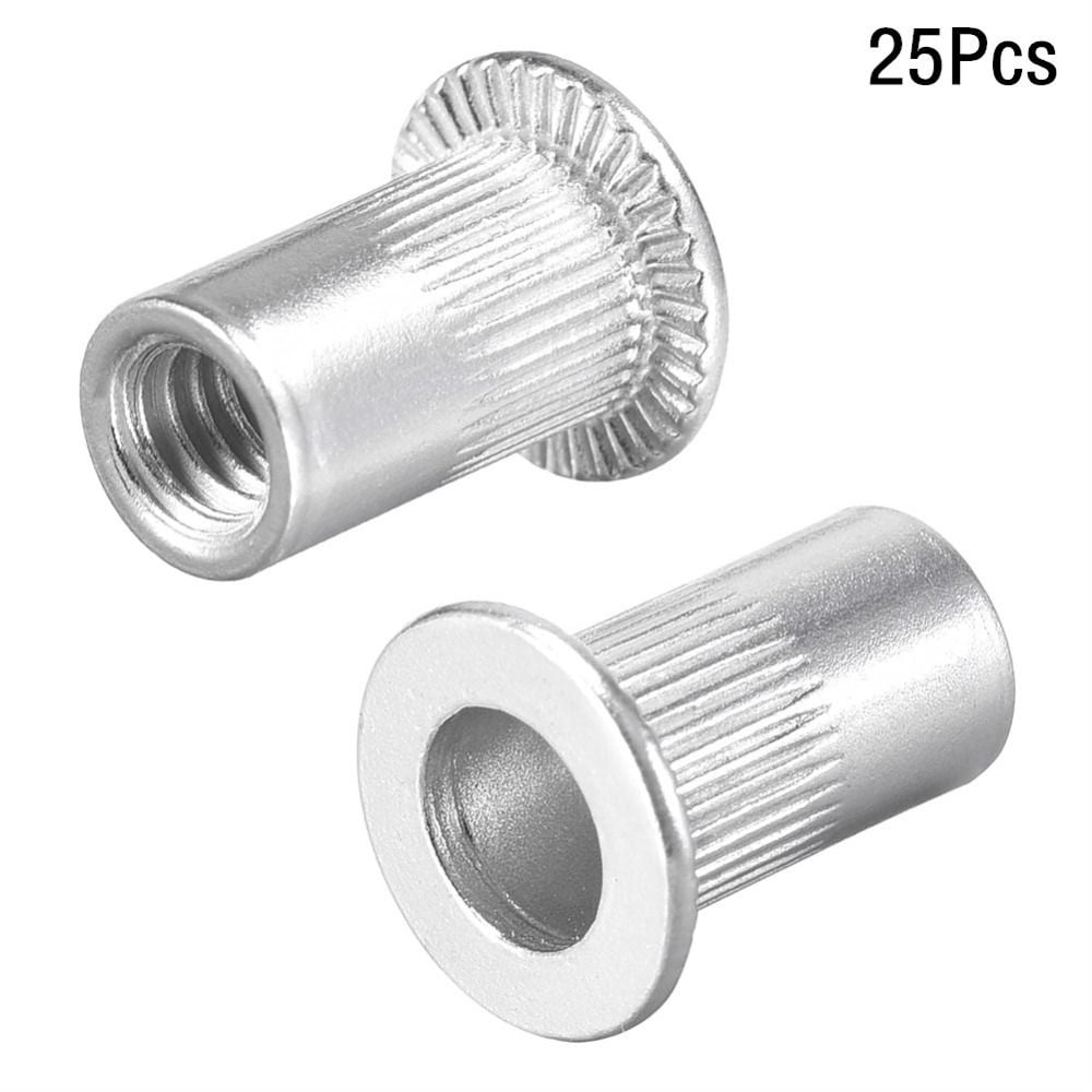 25Pcs Aluminium #10-24 #8-32 #6-32 Rivnuts Rivet Nuts Threaded Insert ...