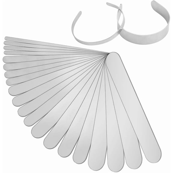 25Pcs Bracelet Blanks Stainless Steel Bangle Blanks 5 Sizes 6.3 Inch Long Steel Bracelet Inner Core Bracelets Customizing Bangle Matreial for Stamping and DIY Jewelry Making for DIY