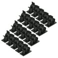 thumbnail image 1 of 25Pcs Cable Management Clips, 13-16mm Dia Self Adhesive Nylon Wire Holder, Adjustable Organizer Clamp, Black, 1 of 5