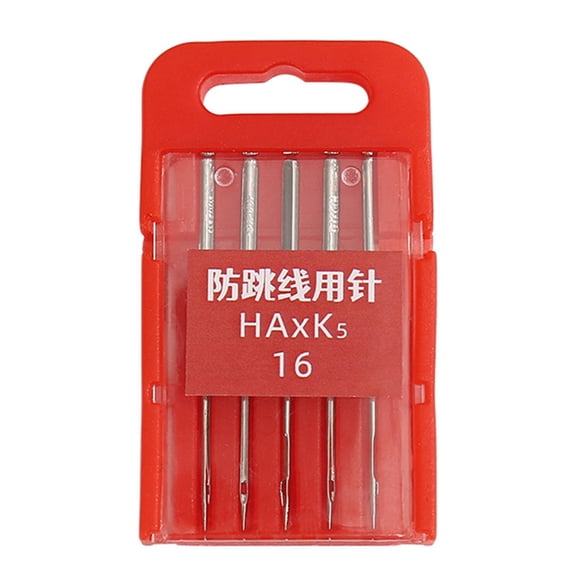 25Pcs Carbon Steel Sewing Needle Regular Point Machine Needle for Lock Stitching Clothing Repair and Fabric Tailoring