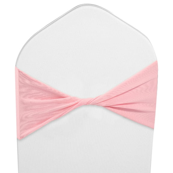 25Pcs Chair Sashes Stretch Chair Bands Reusable Chair Ribbons Washable Chair Ties Bows Multipurpose Sturdy Chair Ribbons for Wedding Party Events Ceremony Birthday