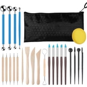 25Pcs Clay Tools And Pottery Tool Kit For Polymer Set Clay Sculpting Tools For Kids Ceramic