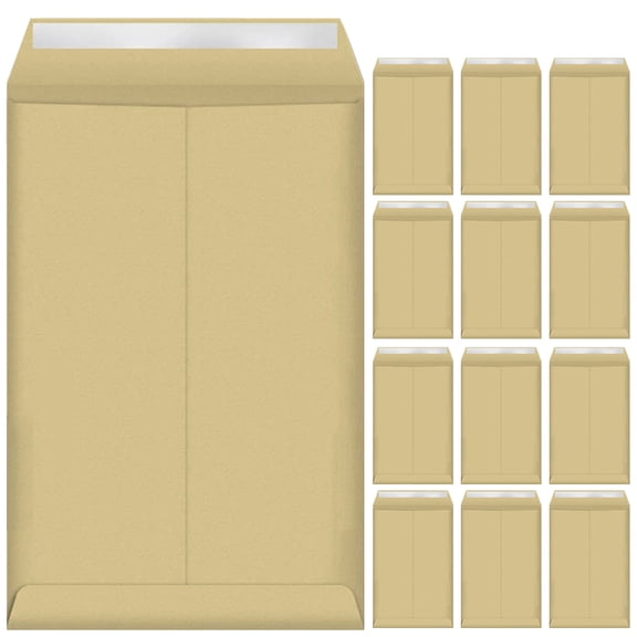 25Pcs Convenient File Bags Creative Envelopes Postcard Storage Bags C4 Paper Pockets