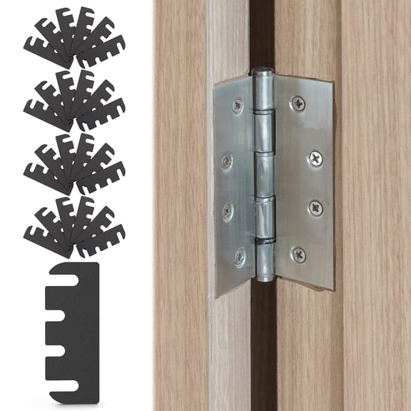 25Pcs Door Hinge Shim No Panel Removal Required Hinge Spacer for Fixing Sagging and Misaligned Interior Household Door