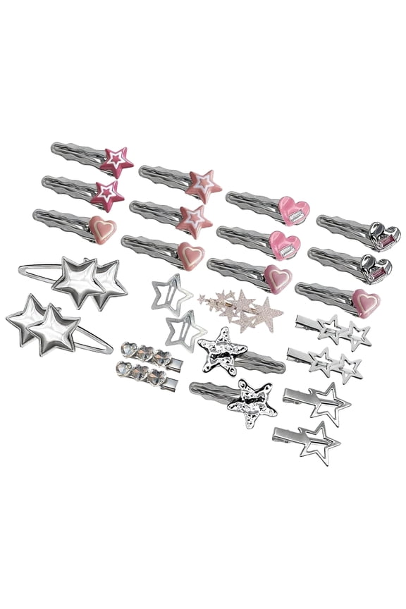 25Pcs Fashionable Hair Accessories,Aesthetic Hair Clip For Women Daily Wear Trendy
