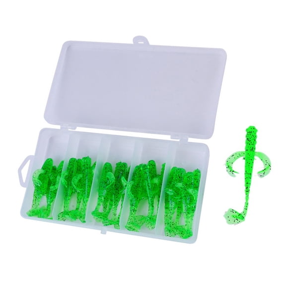 25Pcs Fishing Lures Soft Loach Soft Fishing Lures Simulation Loach Soft Baits Soft Swimming Lures Slow Sinking Lures
