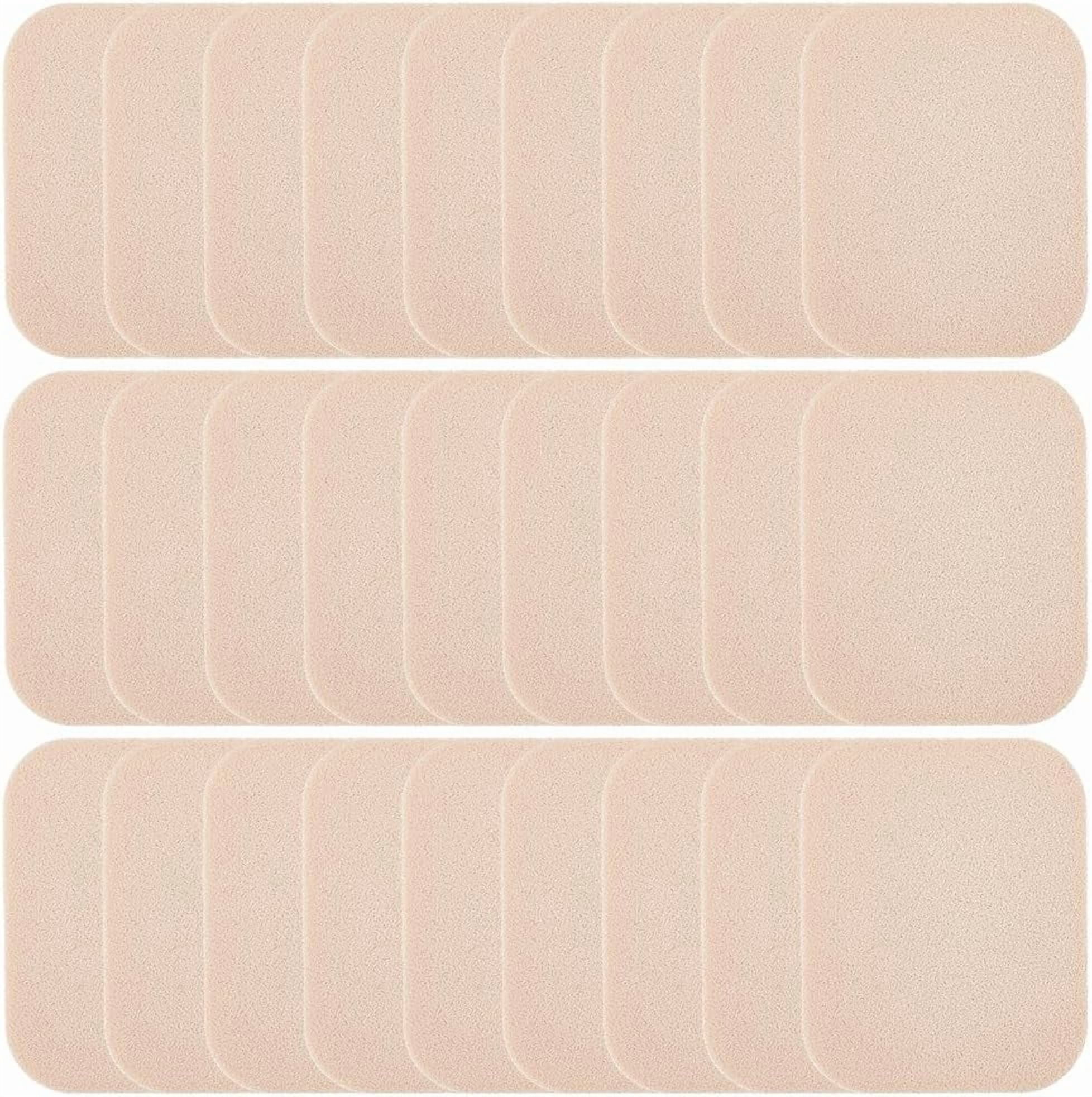 Flat Puff 25Pcs Flat Makeup Sponge Cosmetic Puff Sponge Rectangle 2.2 x 1.8 Inch ...