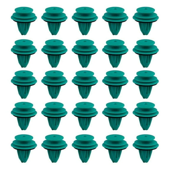 25Pcs Green Nylon Door Trim Panel Retainers Clips For Toyota 90467-10188