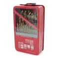 thumbnail image 1 of 25Pcs High Speed Steel Drill Bits Twist Drill Bit Set for Copper Metal with Storage Box HSS Drill Bits(1-13mm), 1 of 8