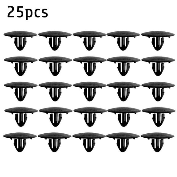 25Pcs Hood Insulation Retainer Clips Fastener Car Supplies For Toyota 90467-09050 Car Fastener 25mm Head Width Interior Parts