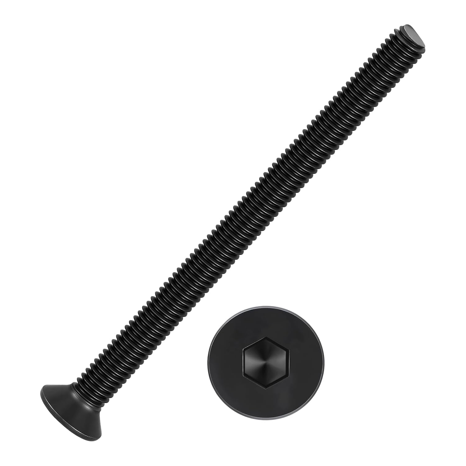 25Pcs[M3-0.5x40] Flat Head Socket Cap Screw Countersunk Bolt - Walmart.com
