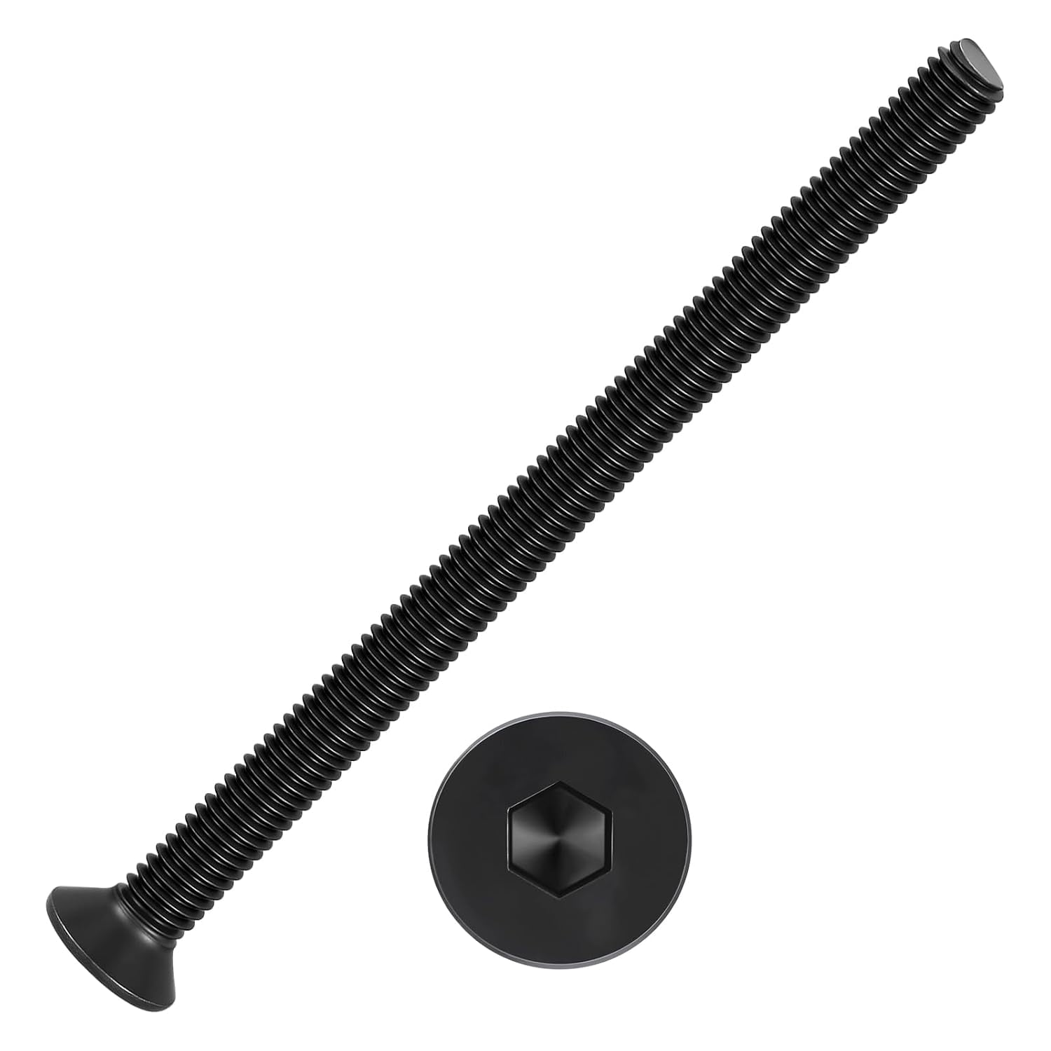 25Pcs[M3-0.5x50] Flat Head Socket Cap Screw Countersunk Bolt - Walmart.com