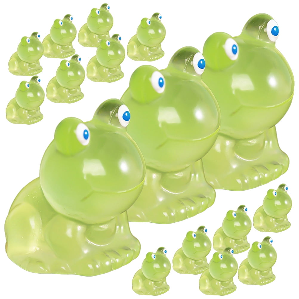 25Pcs Miniature Frog Statues Resin Frog Figurines Miniature Frog Crafts ...