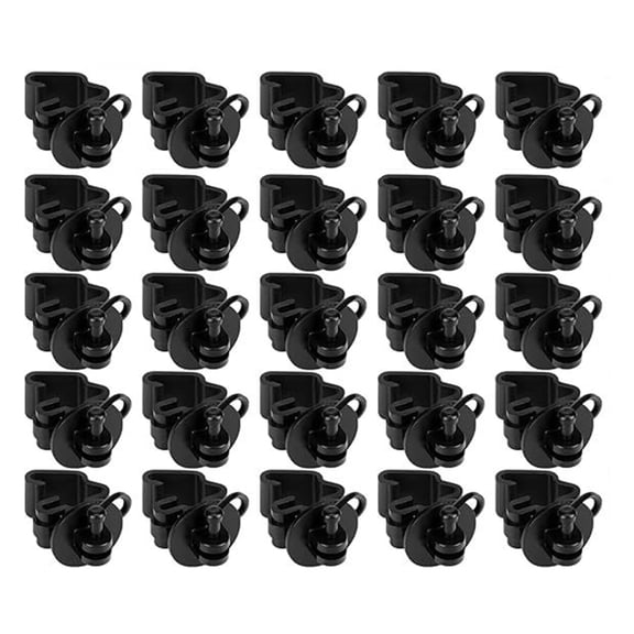 25Pcs Multipurpose Sturdy Insulators for T Post Electric Fence Portable Lock Fence Accessories for Safety Daily Use