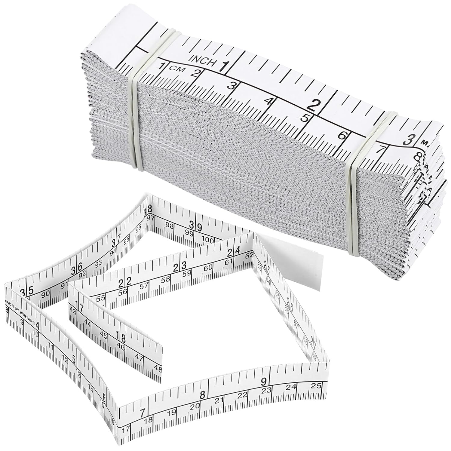25Pcs Paper Tape Measure Paper Measuring Tape Disposable Wound