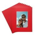 thumbnail image 1 of Uxcell 25Pcs Picture Mat 8"x10" Bevel Cut Frame Mattes with Backing for Display Art Measuring Red, 1 of 7