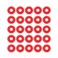 thumbnail image 1 of 25Pcs Red Silicone compatible Grolsch Gaskets for Swing Flip Top Bottle Home Brew Beer Bottle Leak-proof Seals, 1 of 8