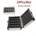 thumbnail image 1 of 25Pcs Screw Extractor Set, Hex Head Multi-Spline Easy Out Bolt Extractor Set for Removing Stripped, Rounded, Damaged, Broken Screws & Bolts, 1 of 10