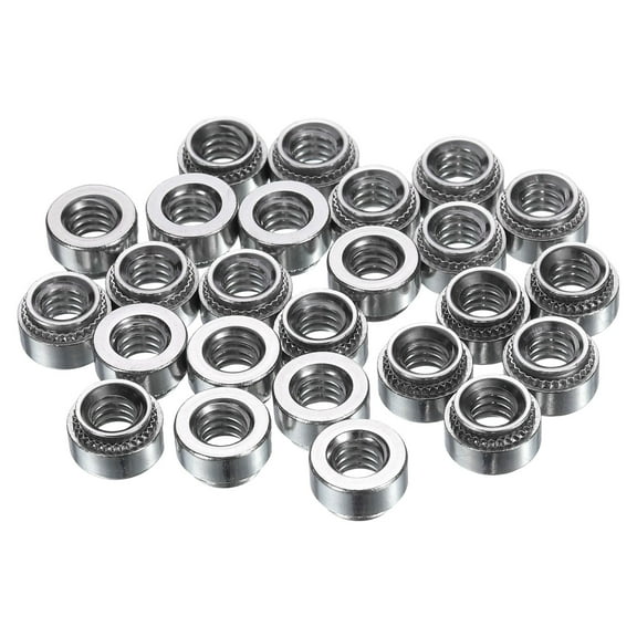 25Pcs Self-Clinching Nuts, 1/4"-20 x 0.26" 304 Stainless Steel Rivet Fastener